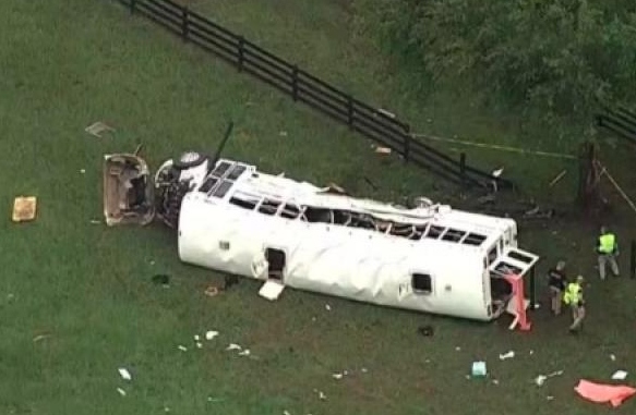 Fallecen ocho mexicanos en accidente vehicular en condado de Florida