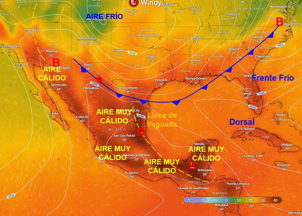 Se espera mayor intensidad de calor en el estado de Veracruz este jueves