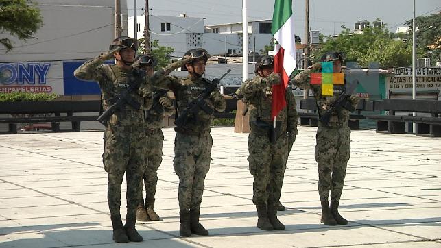 Con acto cívico conmemoran aniversario de la batalla de Puebla en Coatzacoalcos