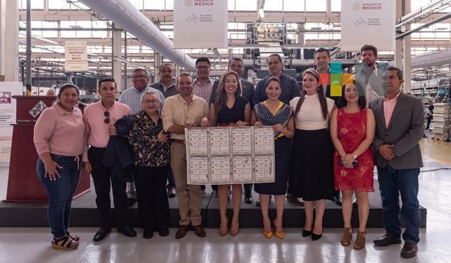 Talleres Gráficos de México inicia producción de 5 millones de boletas electorales para Tabasco