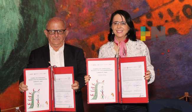 INAH y Conahcyt firman convenio para fortalecer investigación en antropología e historia