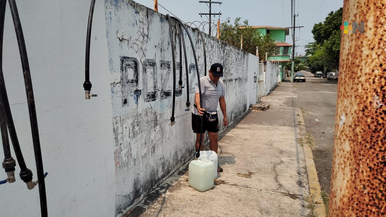 Grupo MAS pone a disposición el pozo 24 para que vecinos se surtan de agua