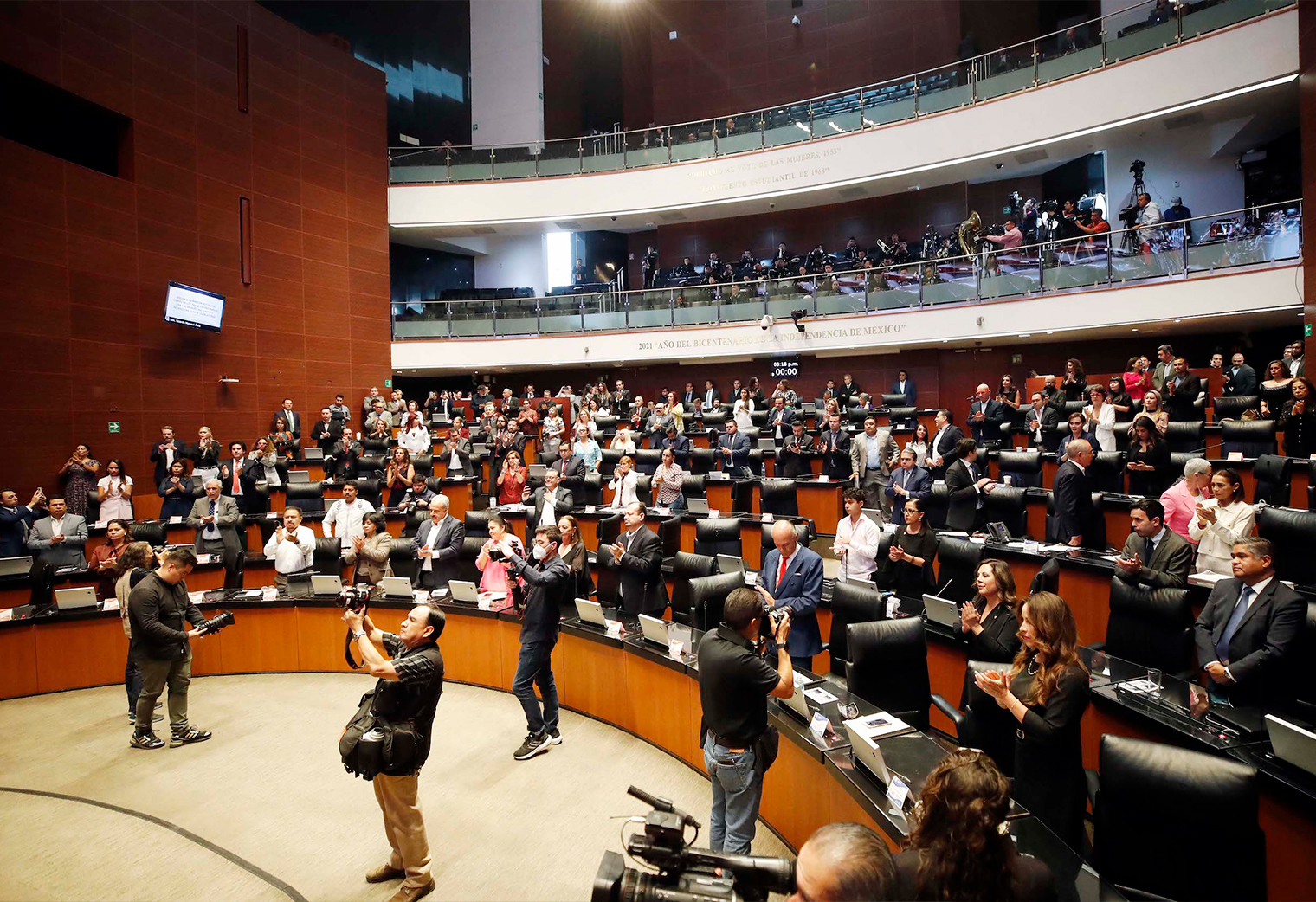 Clausuran trabajos en Cámara de Senadores durante Segundo Periodo de Sesiones