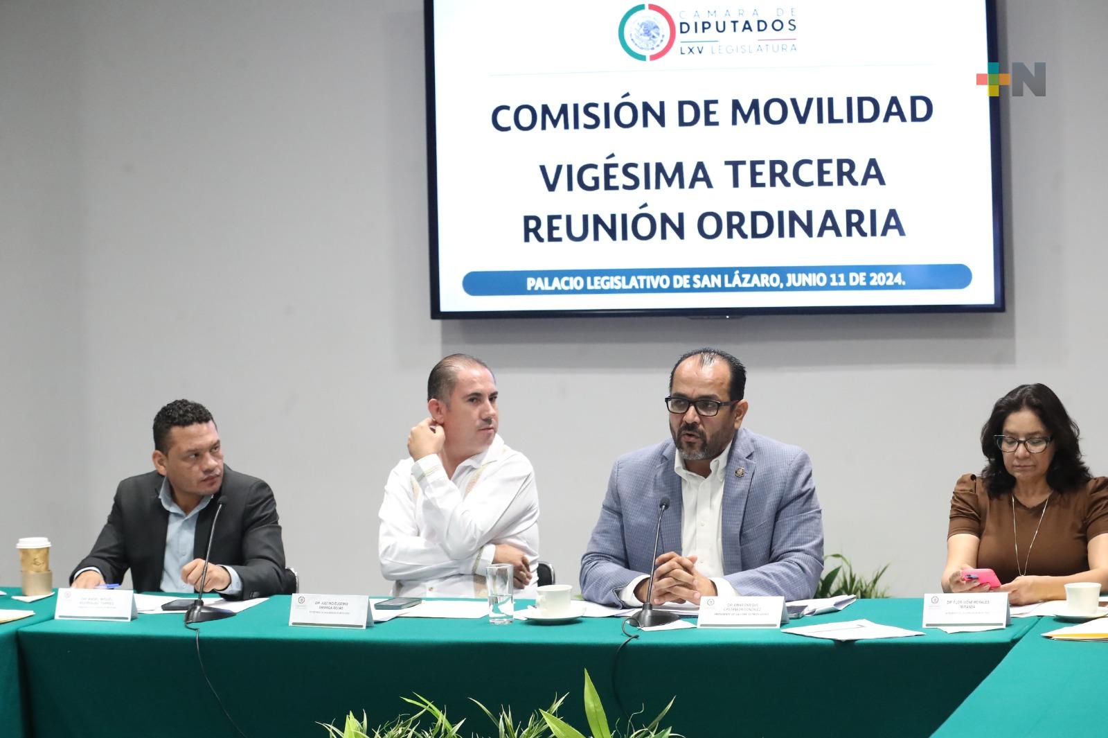 Diputadas y diputados aprueban en Comisión reformas para fomentar una movilidad segura y sostenible