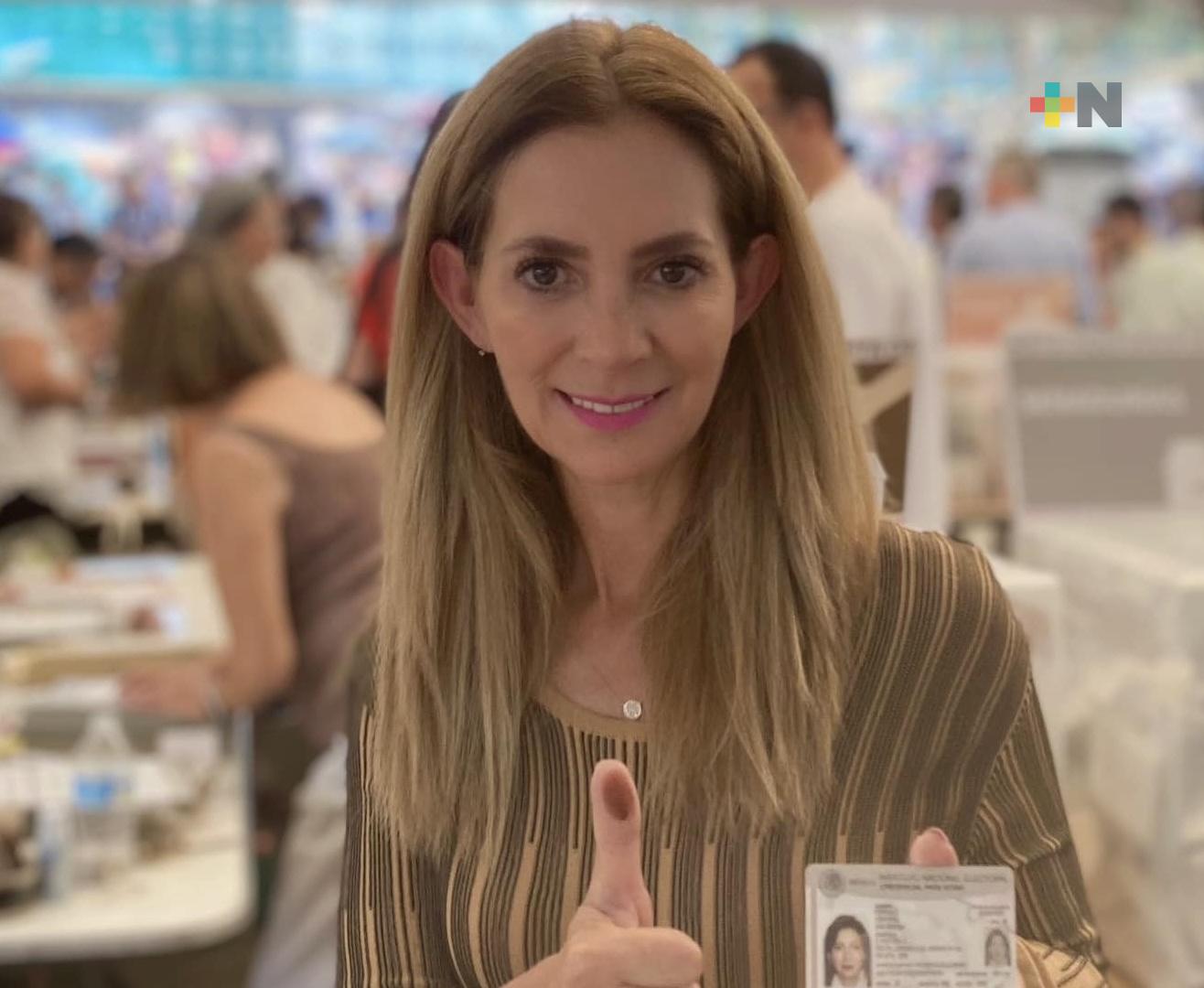 Ganamos y defenderemos el voto de los xalapeños: Ana Miriam Ferráez