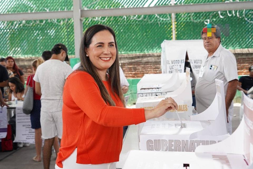 En Morelos, candidatas a la gubernatura dieron ejemplo cívico y democrático