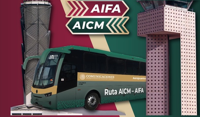 ASA impulsa y fortalece la conectividad terrestre entre el AICM y el AIFA