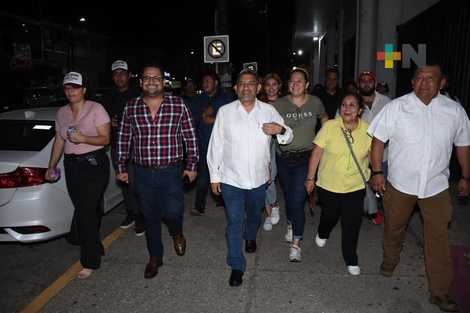 Amado Cruz Malpica complacido de la contribución de Coatza en resultados electorales