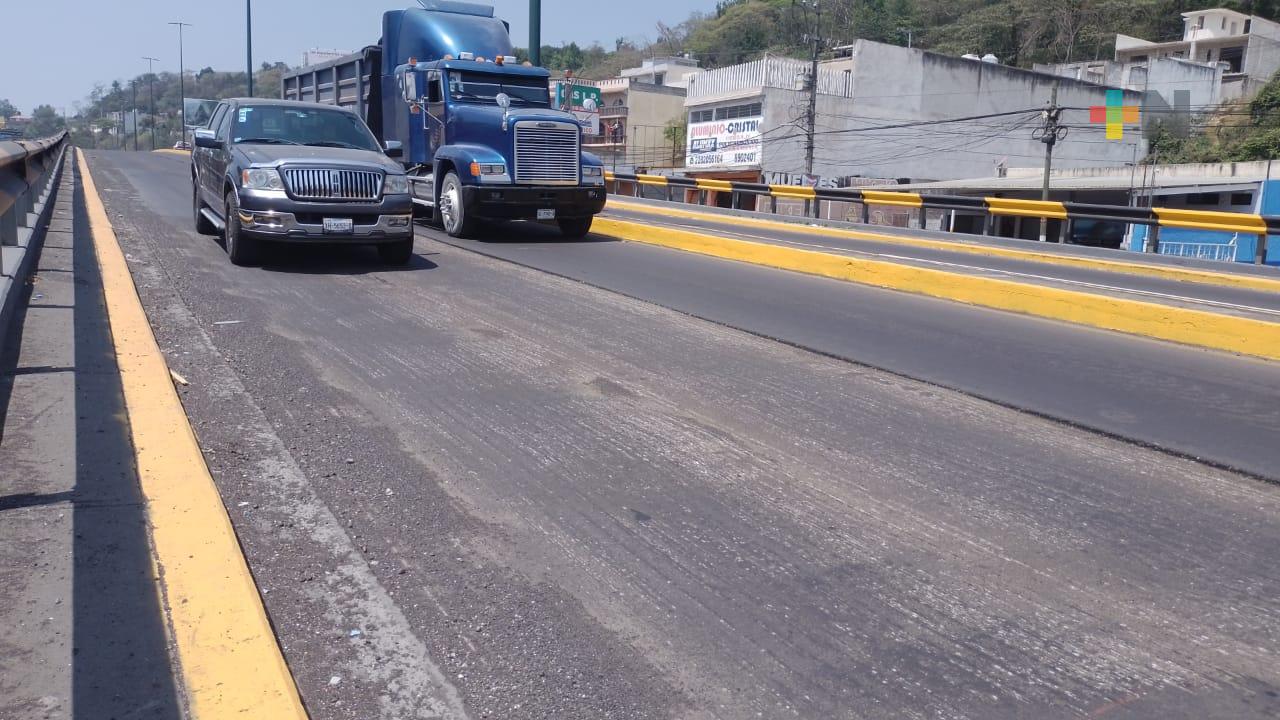 Avanza rehabilitación en bulevar Xalapa-Banderilla