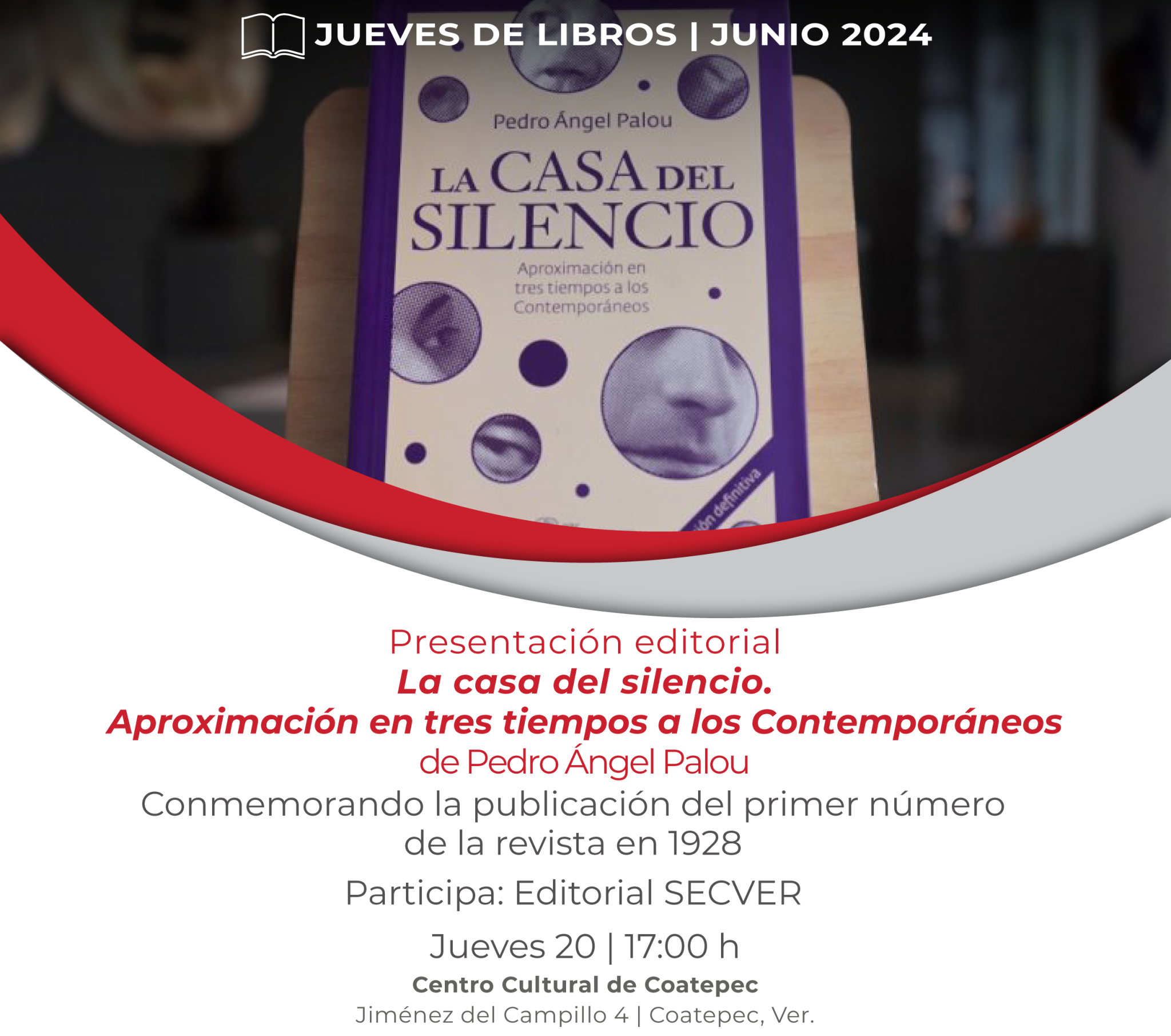 Presentan el libro La casa del silencio. Aproximaciones en tres tiempos a los Contemporáneos, de Pedro Ángel Palou