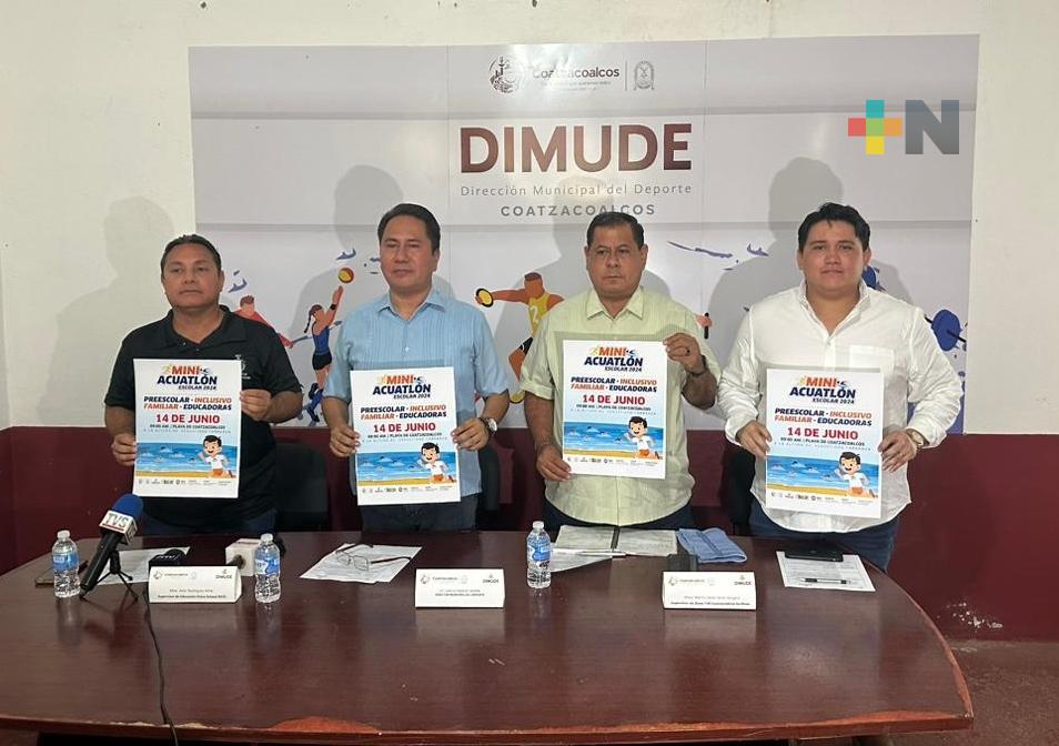 En Coatzacoalcos llevarán a cabo  primer mini acuatlón escolar