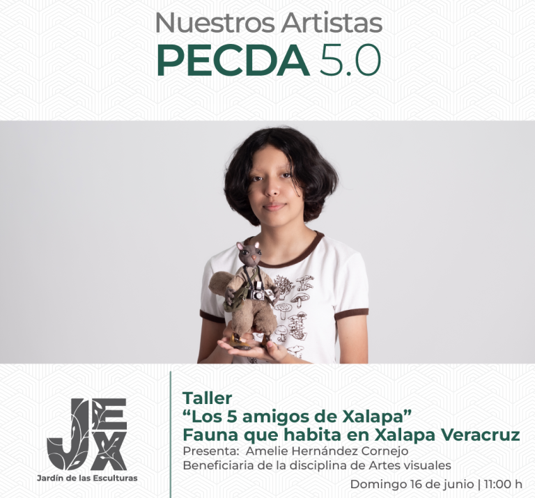 Invitan a las actividades de “Nuestros artistas PECDA 5.0” en el JEX