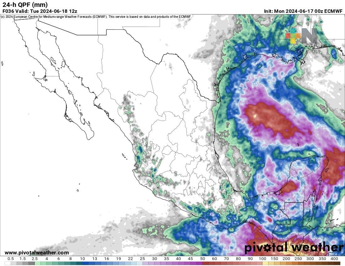 SPC pide a veracruzanos estar atentos ante llegada de posible disturbio tropical