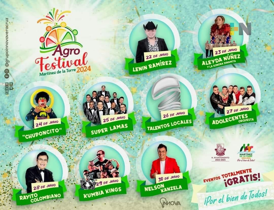 Del 22 al 30 de junio Agro Festival Martínez de la Torre 2024