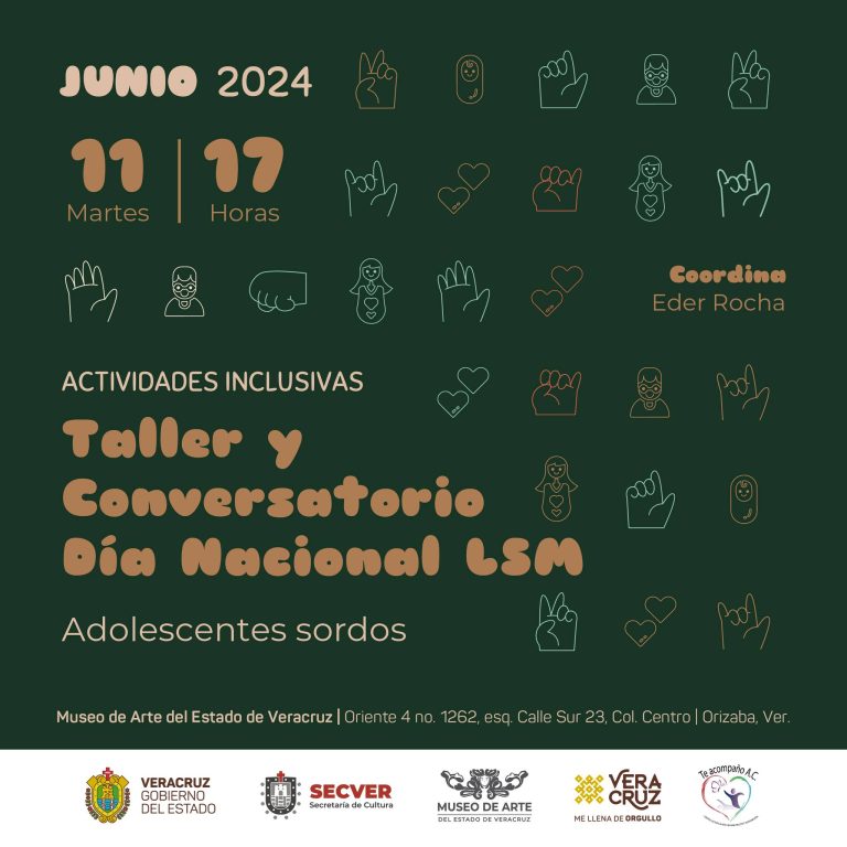 Celebra Secver el Día Nacional de la Lengua de Señas Mexicana en el MAEV