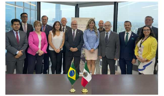 Estrechan colaboración espacial México-Brasil