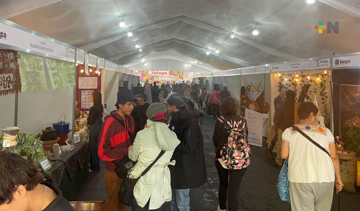 Buenas ventas y gran afluencia en “Festival, Café y Aroma” en Xalapa