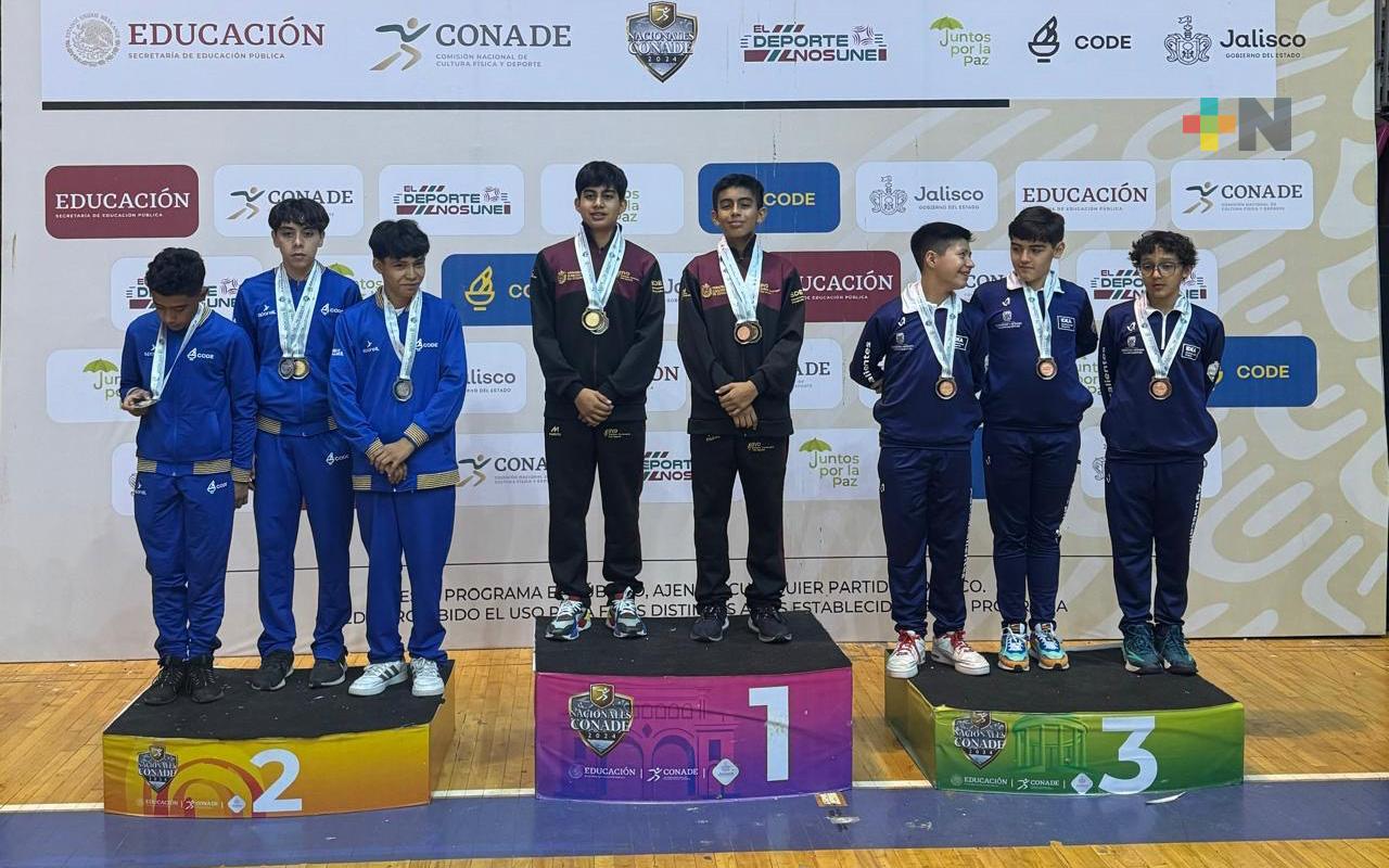 Gran inicio de gimnasia de trampolín para Veracruz en Nacionales CONADE