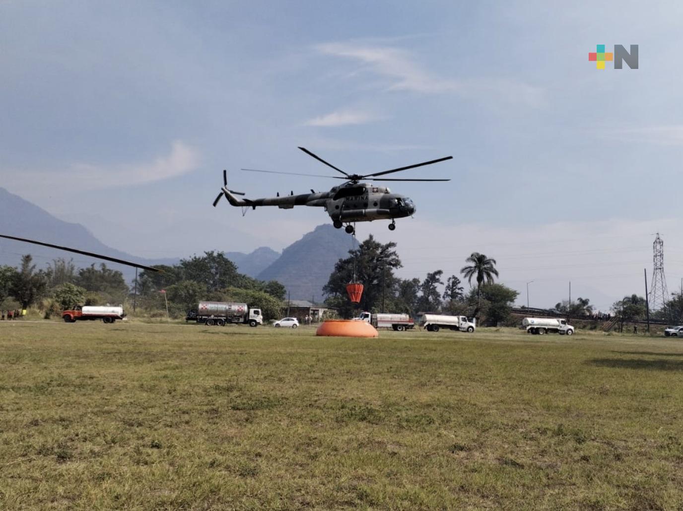 Tercera Región Naval activa el Plan Marina en fase de auxilio a la población de Tlilapan