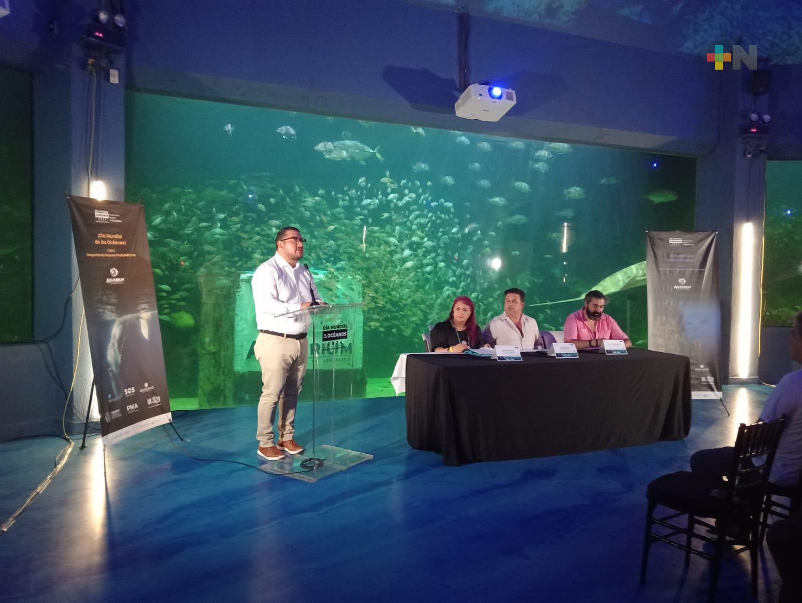Aquarium de Veracruz educa sobre las especies de los océanos
