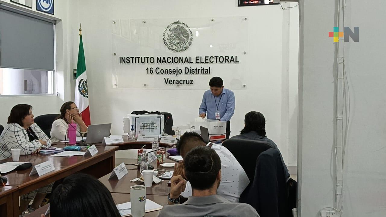 INE en Córdoba realiza conteo de voto anticipado