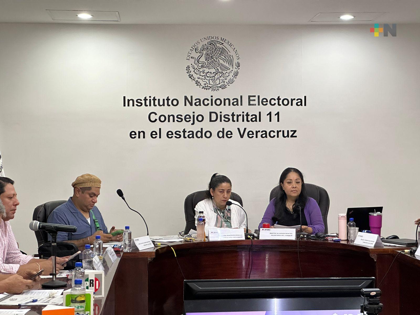 En Coatzacoalcos habrá cinco mil 270 funcionarios en las 586 casillas instaladas en distrito 11