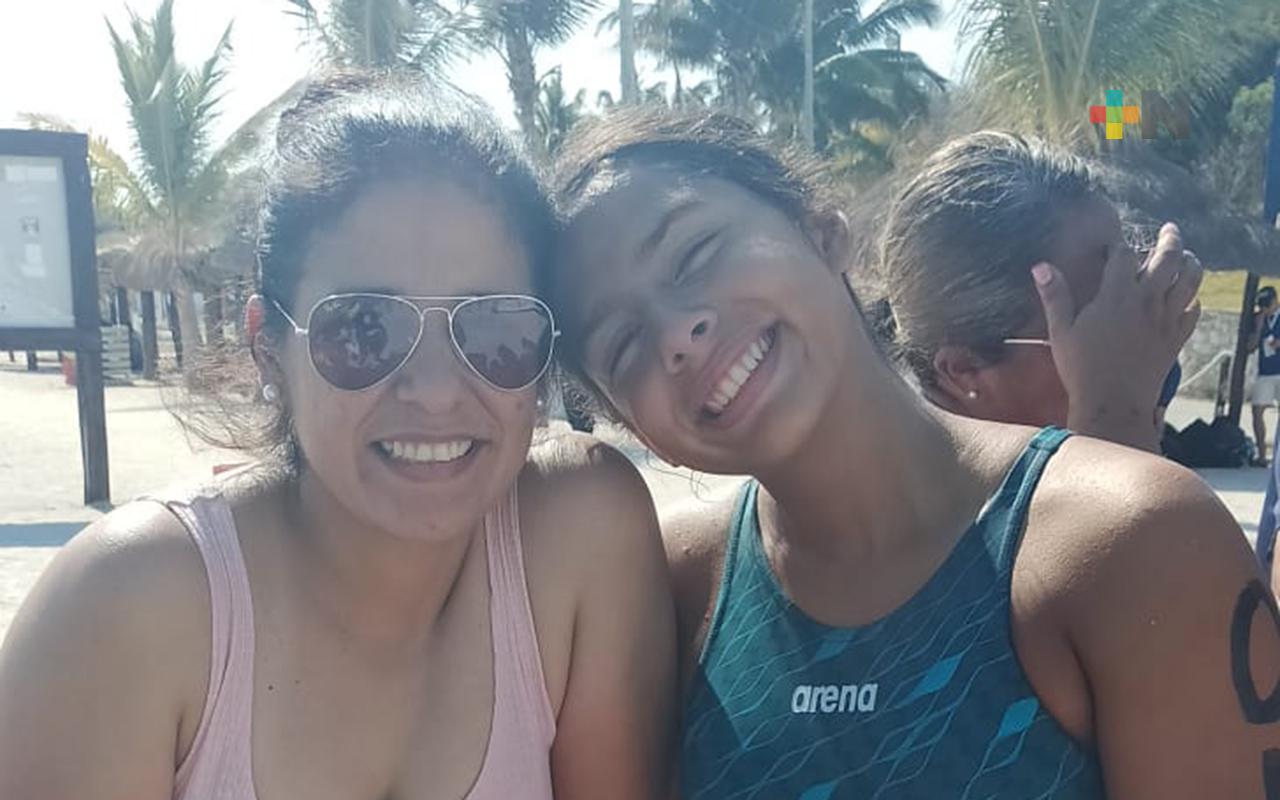 Bronce para Marisela Escobar Falcón en Aguas Abiertas de los Juegos Nacionales