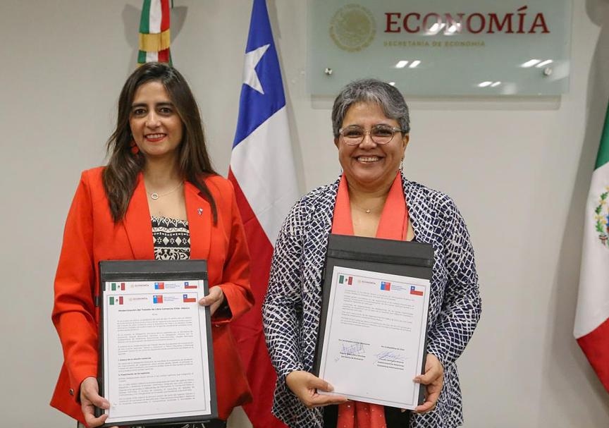México y Chile finalizan negociaciones para modernizar Acuerdo de Libre Comercio