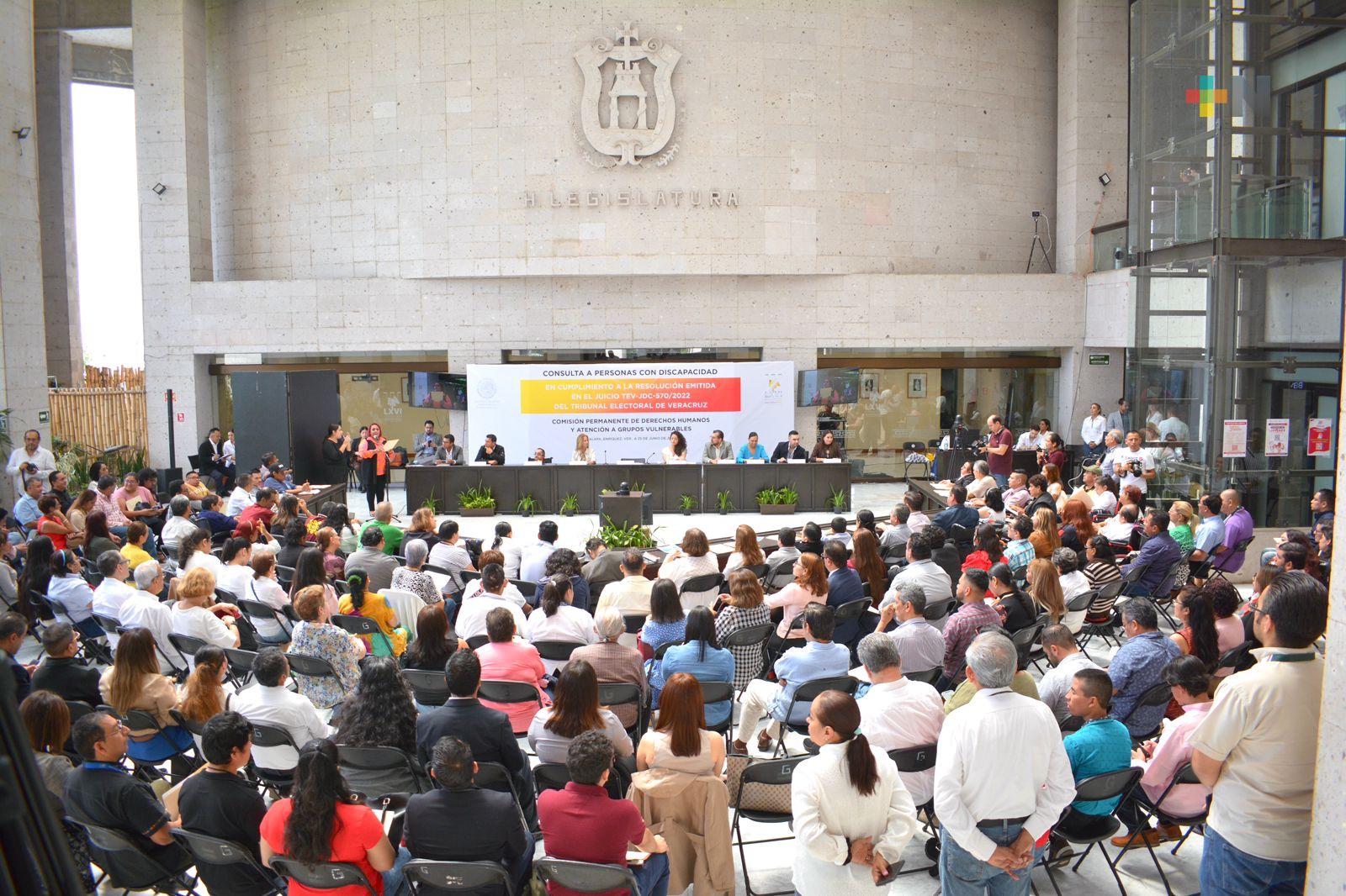 Realiza Congreso foros consultivos dirigidos a personas con discapacidad