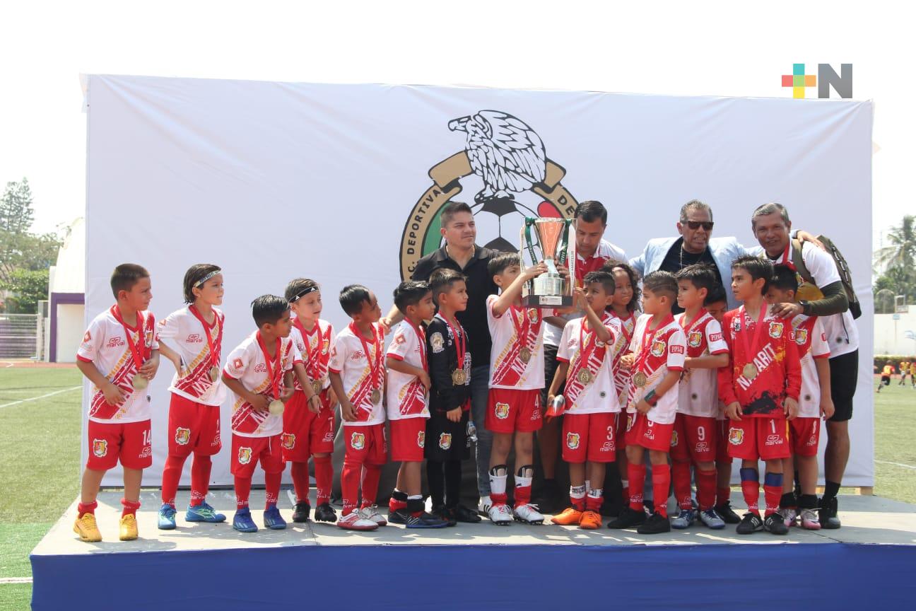Nayarit campeón y Veracruz sube al podio en Torneo Nacional de Futbol