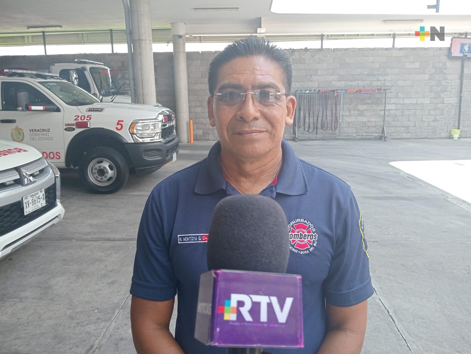 Bomberos atendieron a tres personas afectadas por calor en Veracruz-Boca del Río día de elección