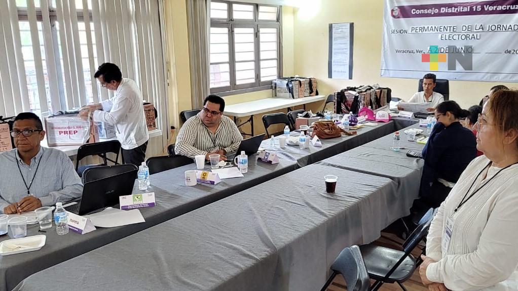 OPLE Distrito 15 de Veracruz comenzó cómputo distrital
