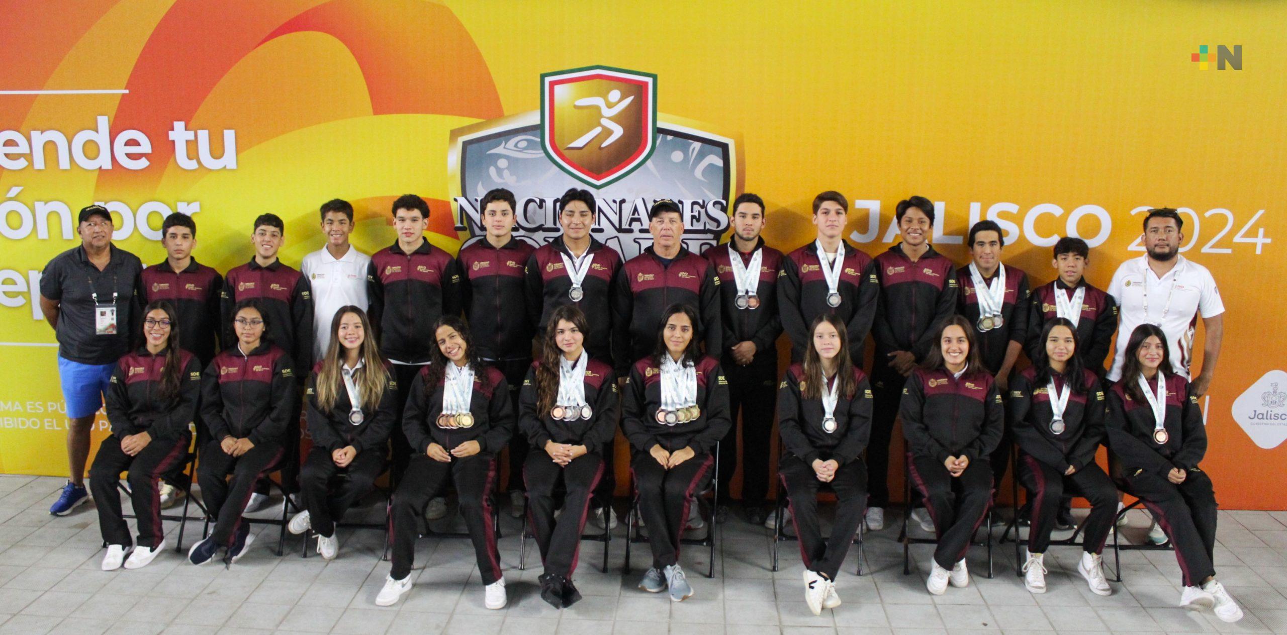 Cierre dorado para Veracruz en la Natación de los Juegos Nacionales CONADE