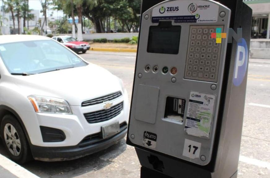Suspenderán servicio de parquímetro en municipio de Veracruz