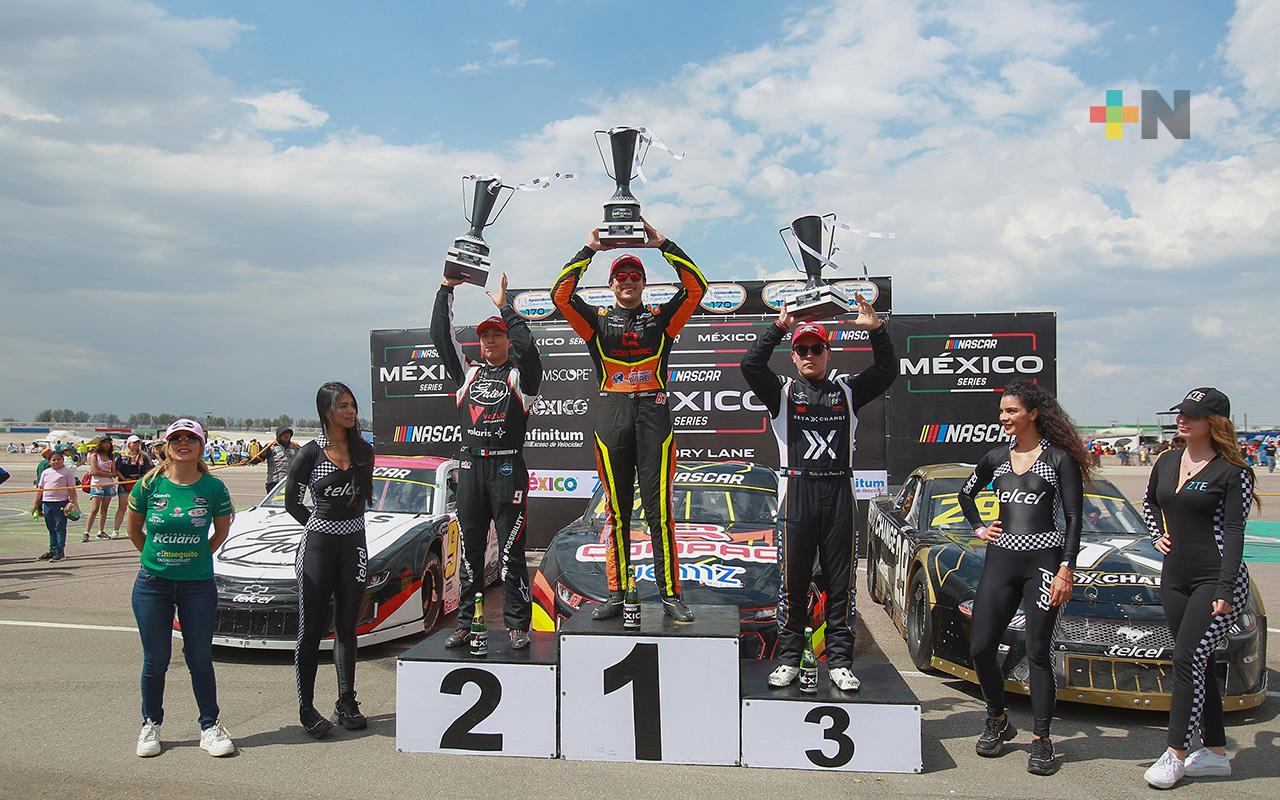 Andrik Dimayuga se lleva de Aguascalientes su tercera victoria de la temporada