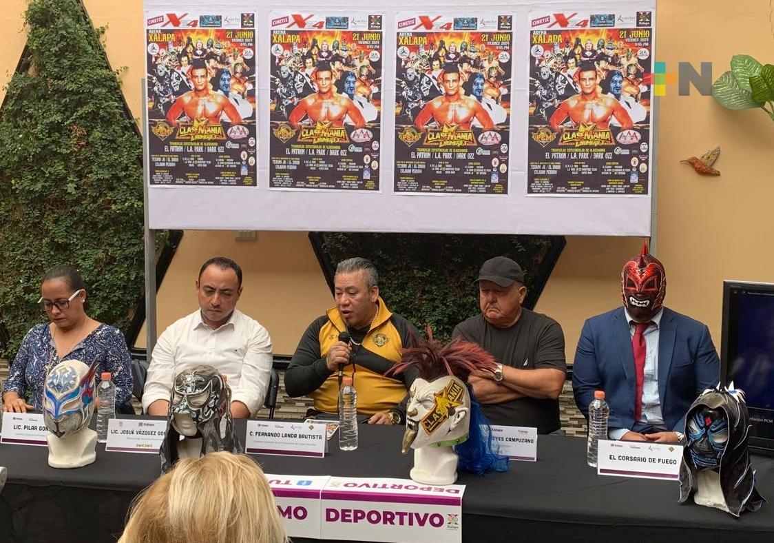 A través de programas se promoverá lucha libre en Xalapa
