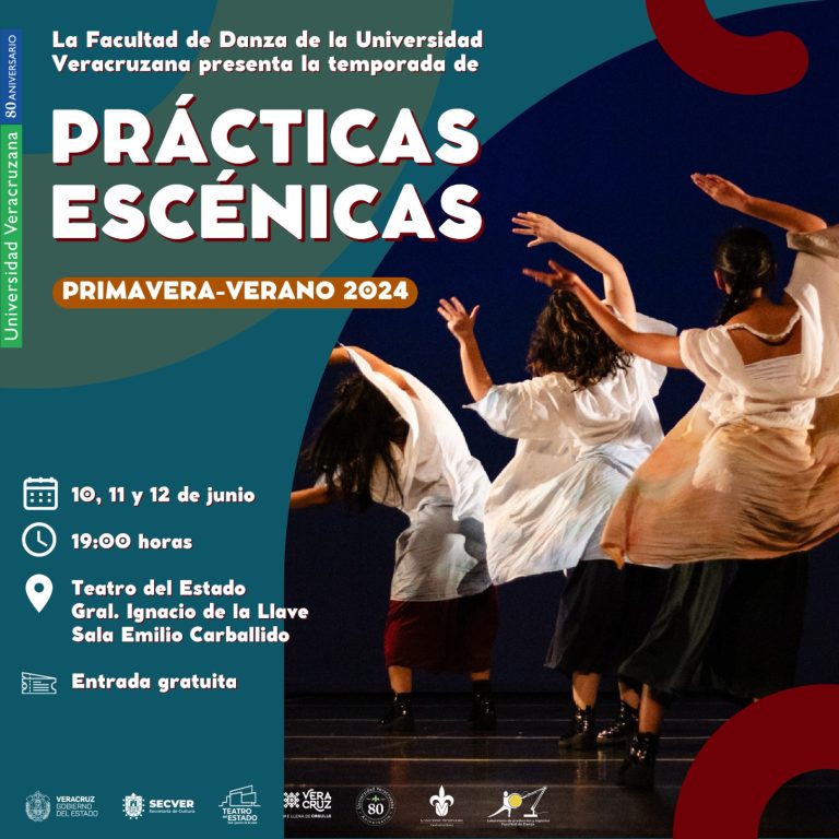 Presentan UV y Secver programa de danza contemporánea en el Teatro del Estado