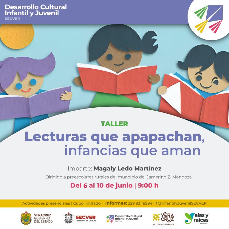 Participa Secver en el Proyecto Regional Centro 2024 con una actividad de fomento la lectura