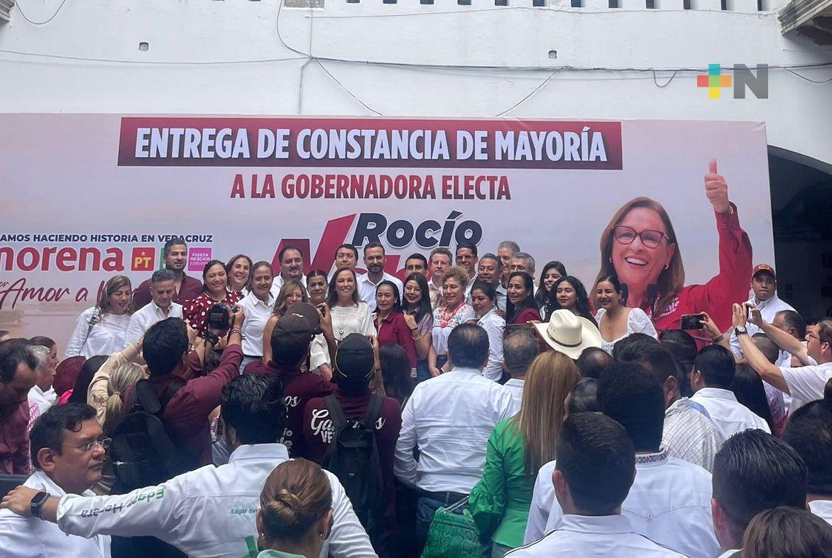 No le puedo fallar a las y los veracruzanos: Rocío Nahle