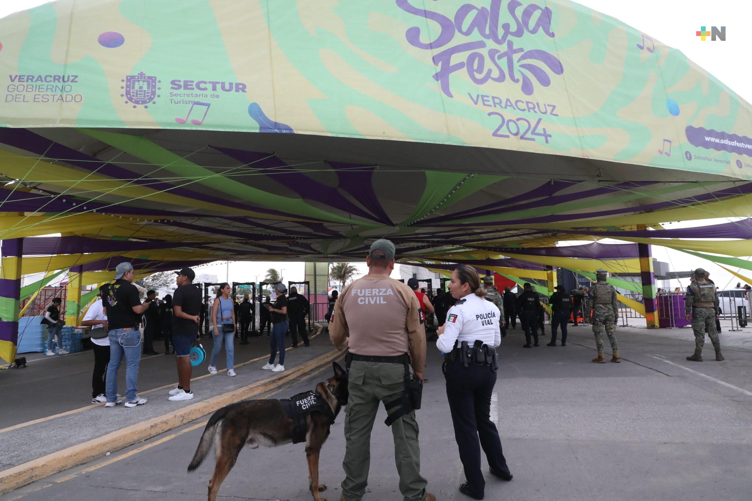 SSP resguardó seguridad durante Salsa Fest 2024
