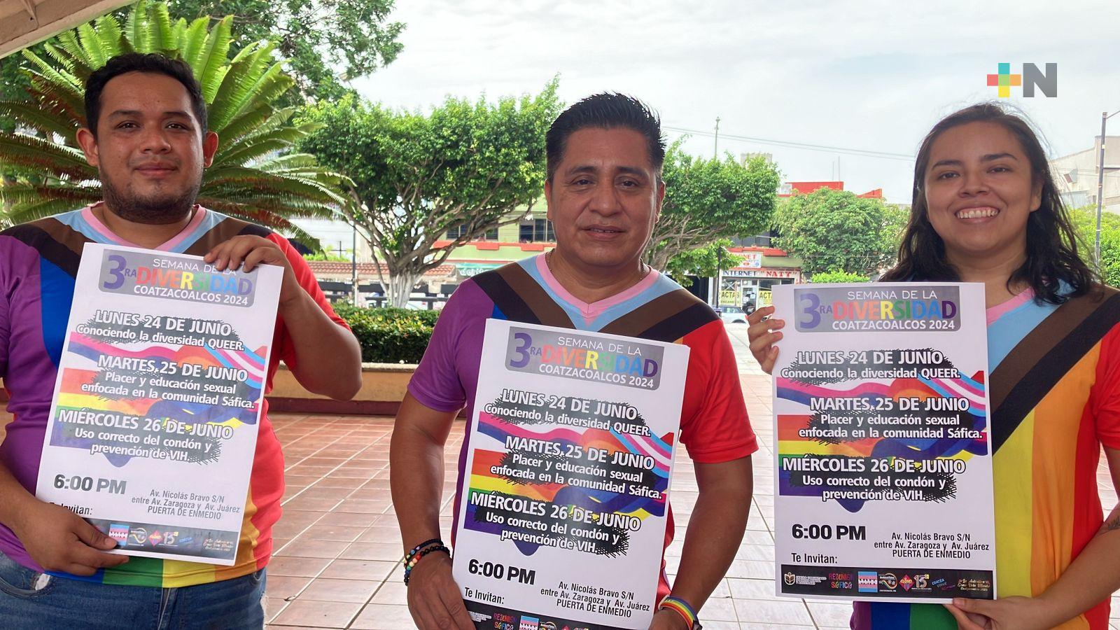 Talleres para prevenir discriminación en Semana de la Diversidad Sexual