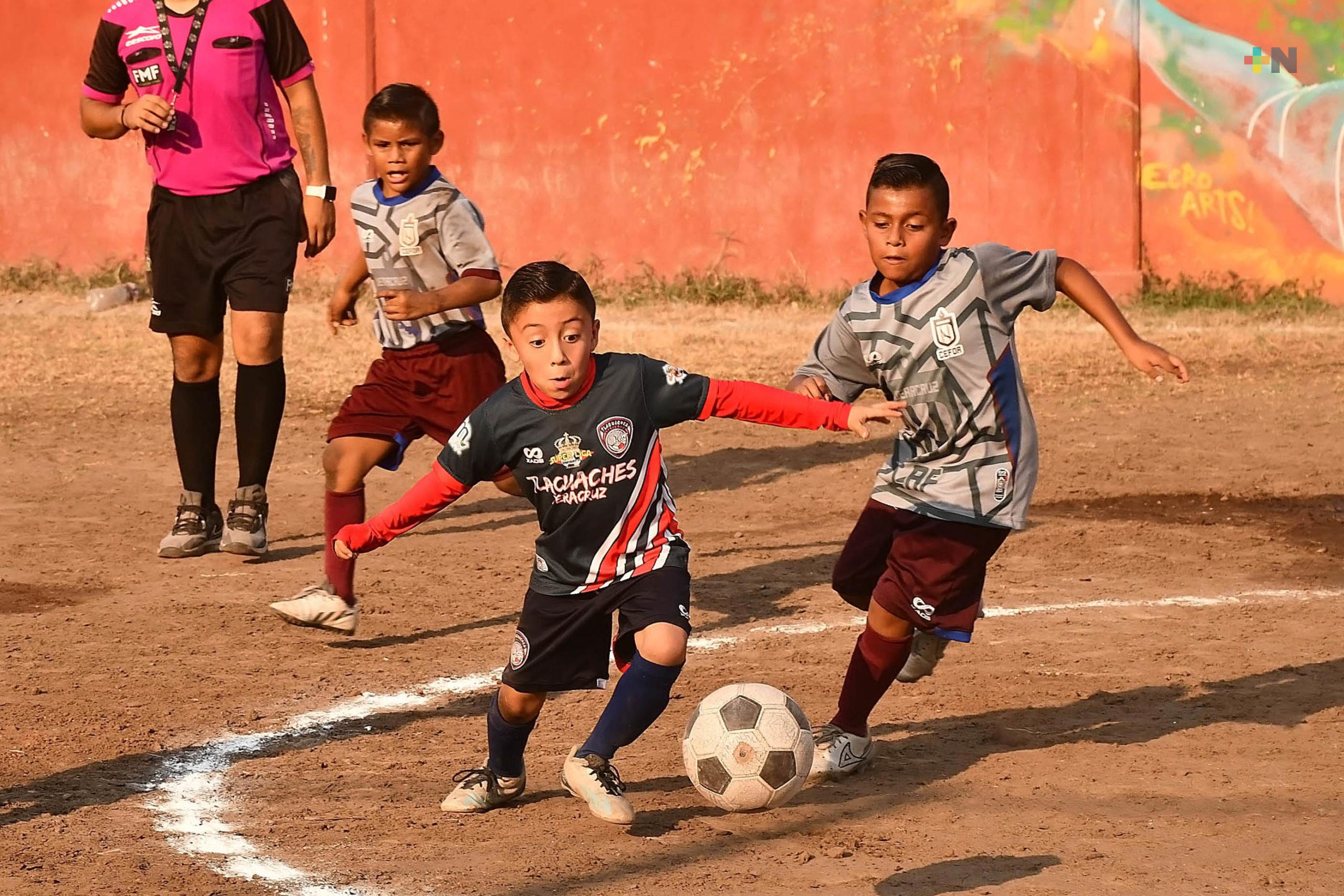 Se disputa la liguilla de la Súper Liga Infantil