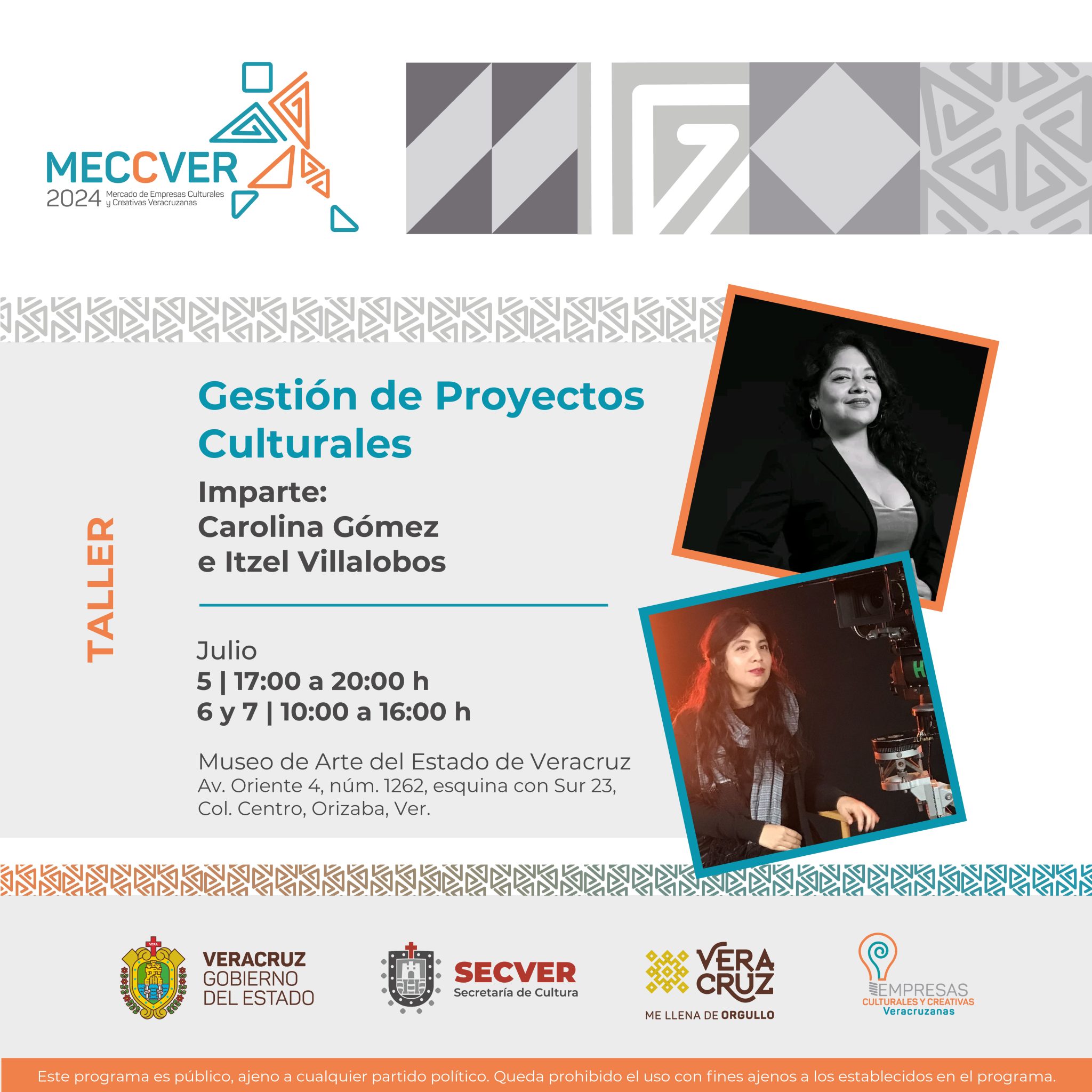 Presenta Secver taller de gestión de proyectos culturales