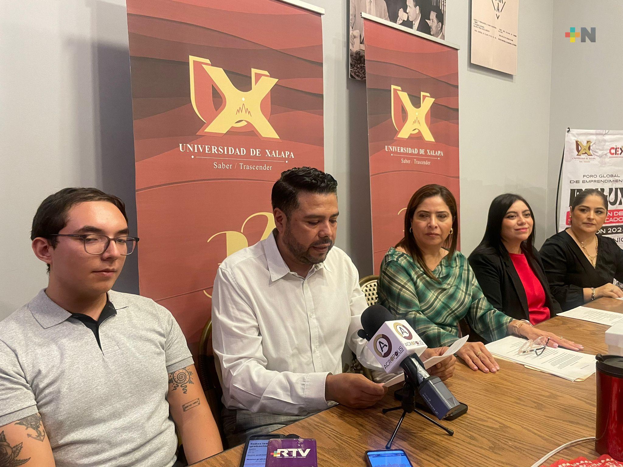 Universidad de Xalapa realizará evento de emprendimiento e innovación