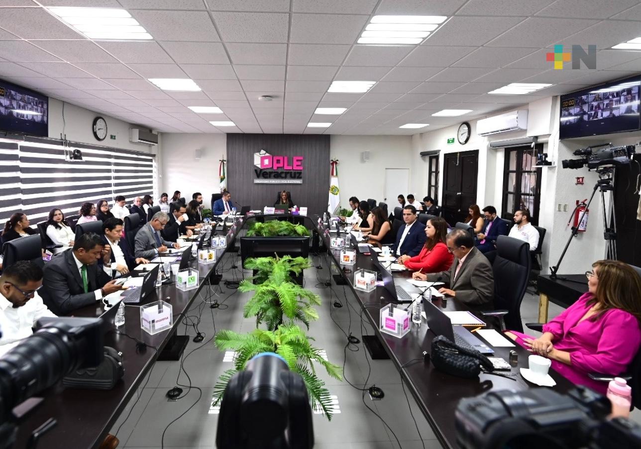 Consejo general del OPLE Veracruz instala la sesión permanente de vigilancia