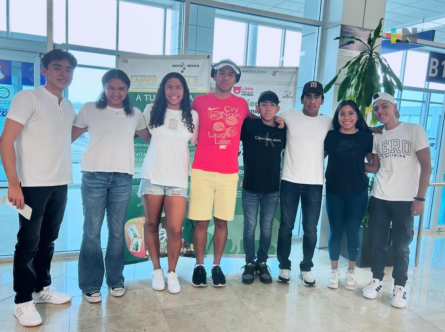 Buscan veracruzanos medallas en Aguas Abiertas de NC 2024