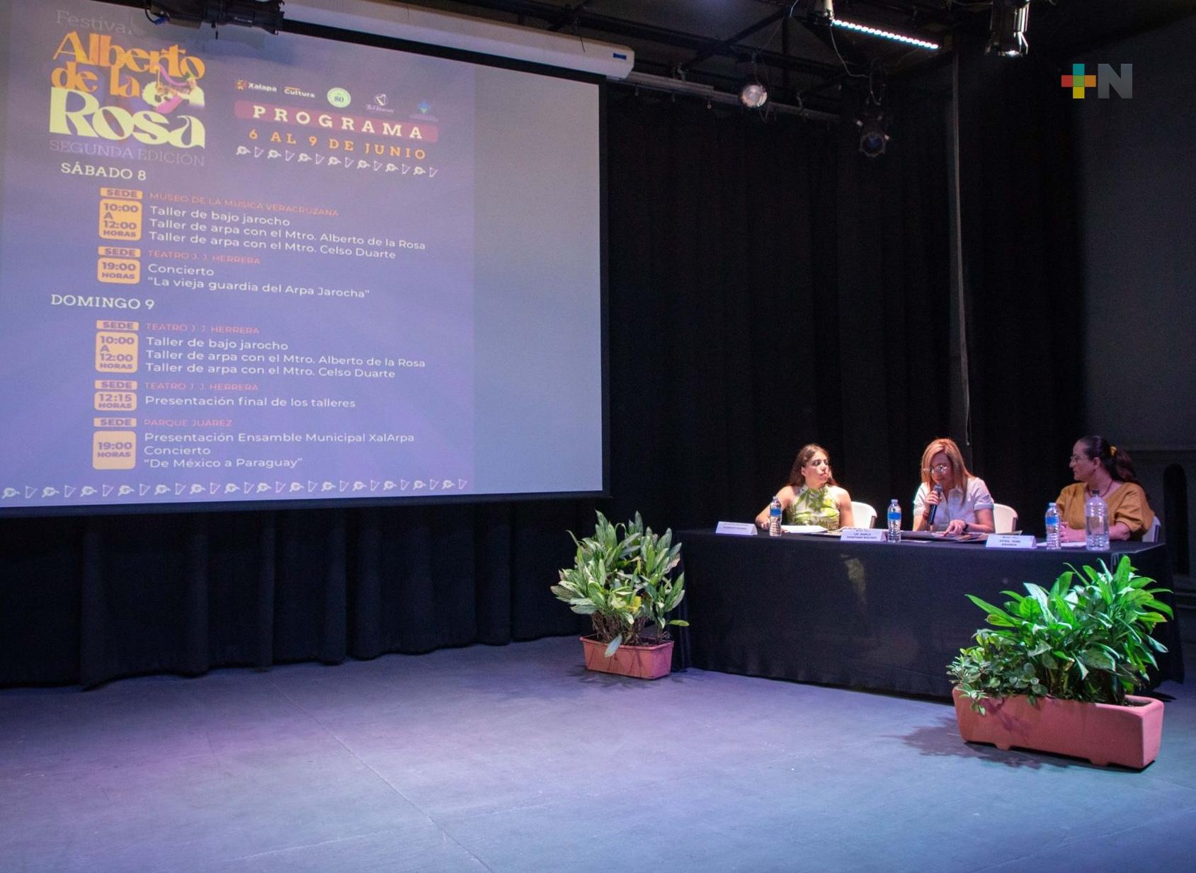 Anuncian segunda edición del Festival «Alberto de la Rosa» en Xalapa