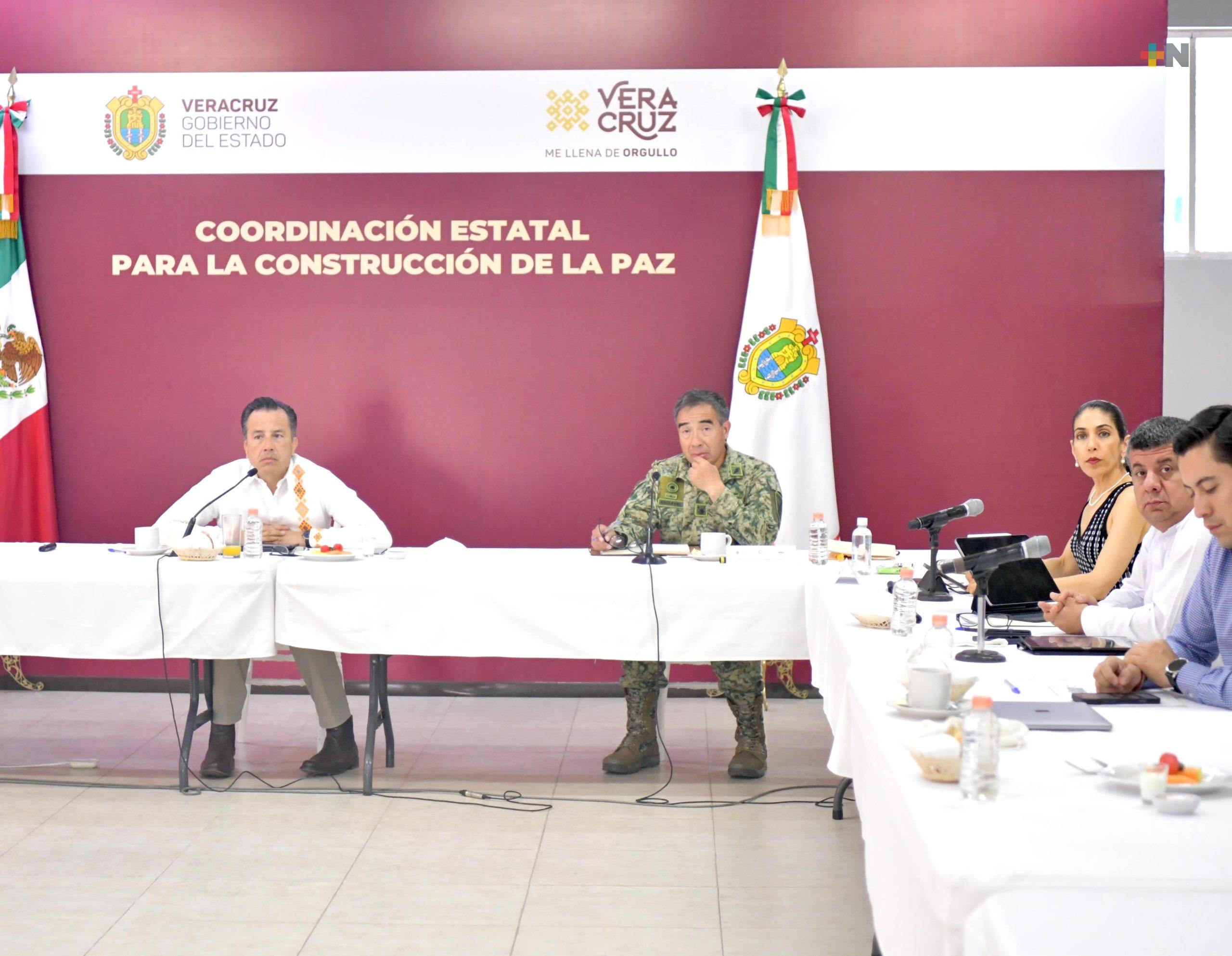 FGE brinda informe en la Mesa para Construcción de la Paz