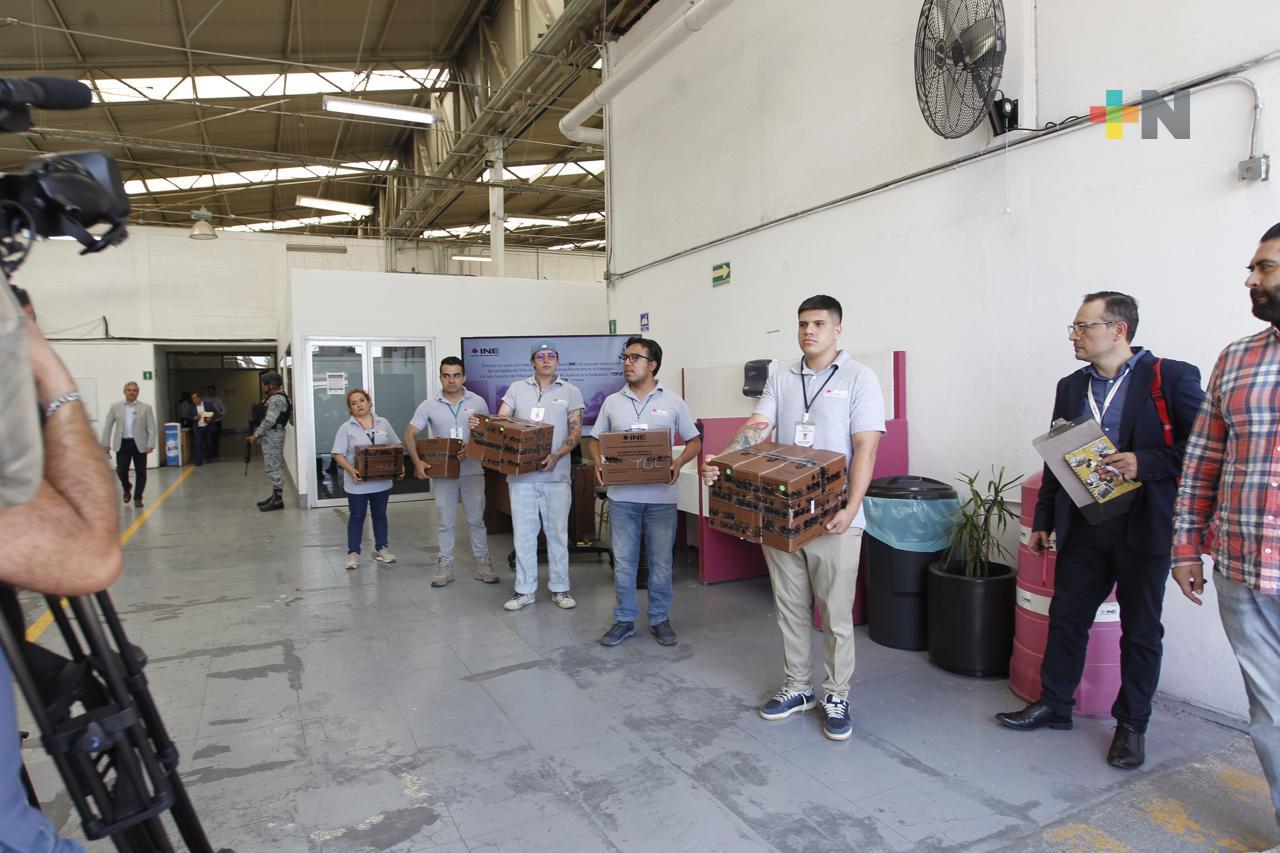 Entrega INE al TEPJF paquete de los cómputos del Voto de las y los Mexicanos Residentes en el Extranjero