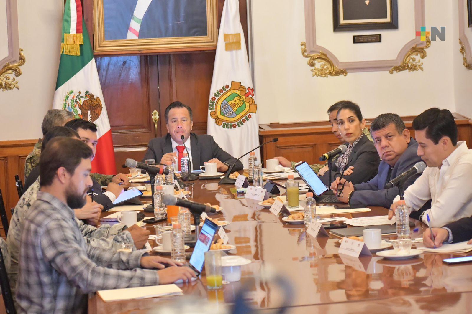Mesa para Construcción de la Paz sesiona en Palacio de Gobierno